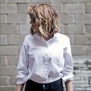 Tradlands The Elms White Oxford button shirt